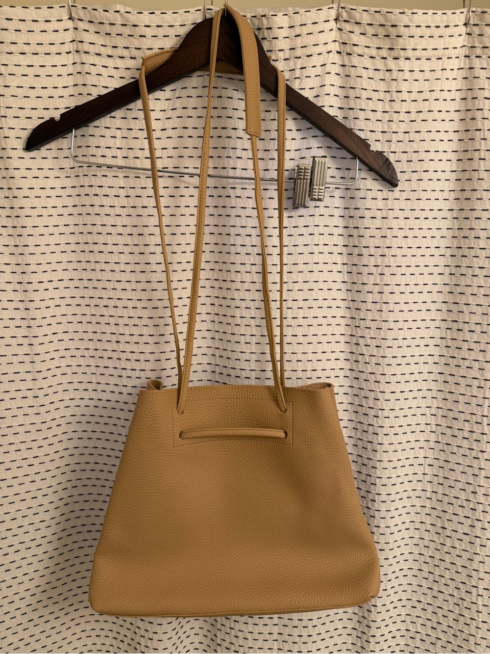 8 Other Reasons Drawstring Tote Bag in Beige
